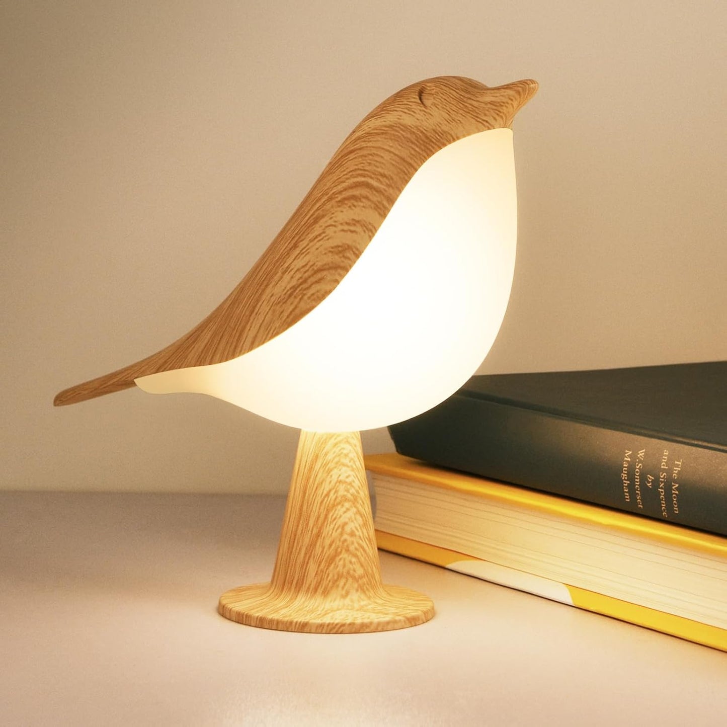 LED Table Bird Lamp – Touch Control USB Rechargeable Night Light