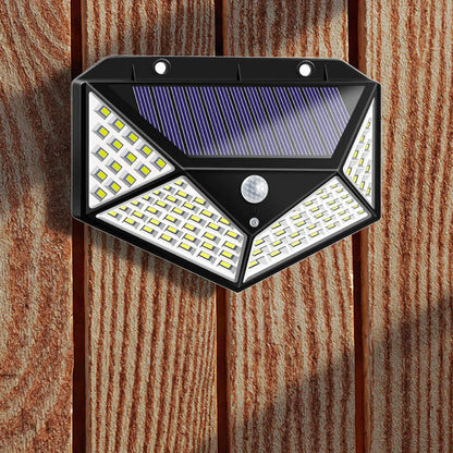 Solar Powered Motion Sensor Security Light (100 LED, 600 Lumens)