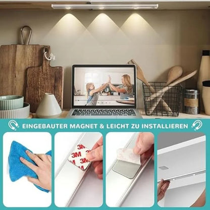 Motion Sensor Cabinet Light – Wireless Rechargeable LED Strip