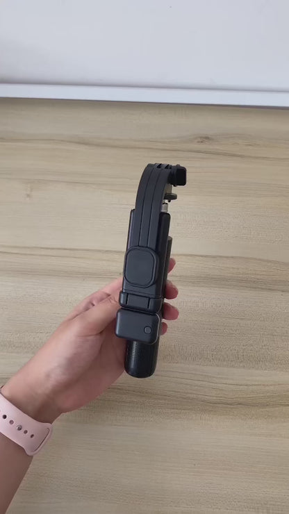 3-in-1 Compact Bluetooth Selfie Stick Tripod with Flash