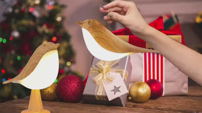 LED Table Bird Lamp – Touch Control USB Rechargeable Night Light