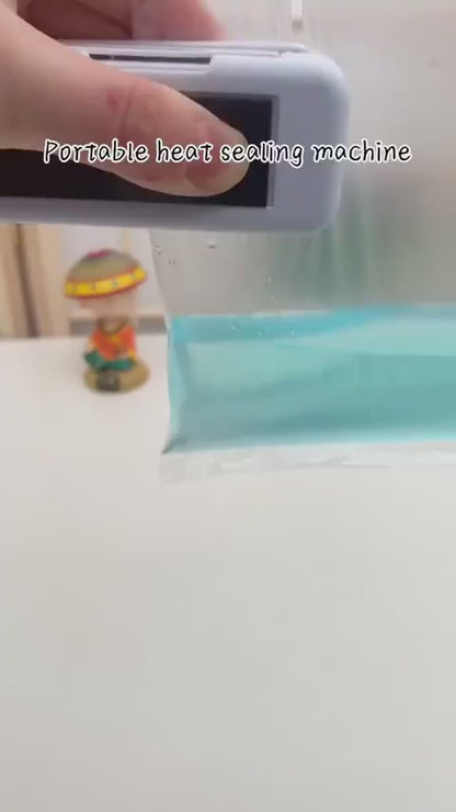 Portable Mini Heat Sealer Machine for Food Bags | Snack Bag Sealing Tool for Chips, Plastic, and Vacuum Storage – Assorted Color