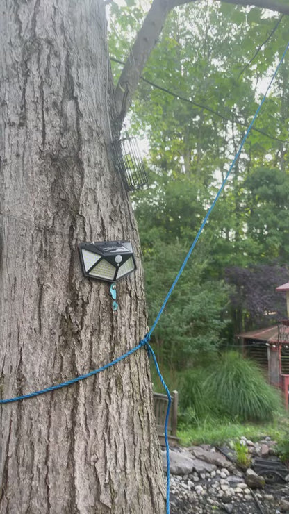 Solar Powered Motion Sensor Security Light (100 LED, 600 Lumens)