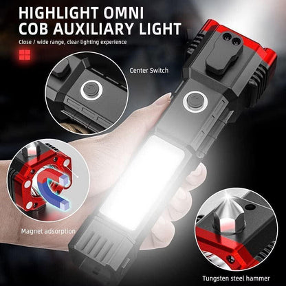 Rechargeable 3W LED Torch Light – High Brightness Flashlight
